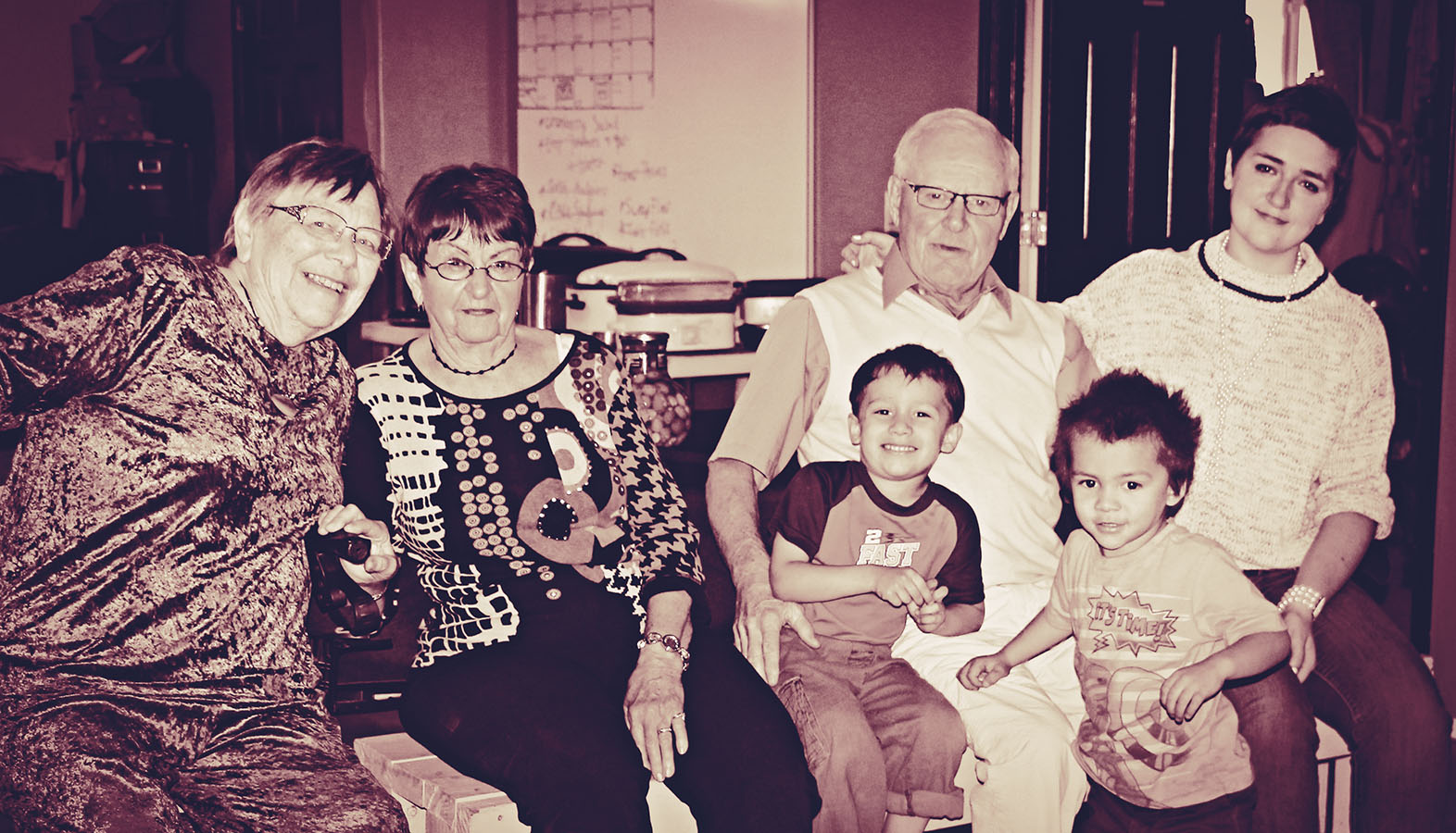 Gathered for a moment with the grandest of grands!
