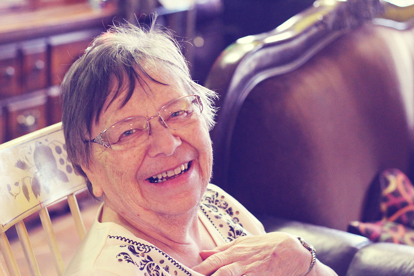 Mother, looking lovely...