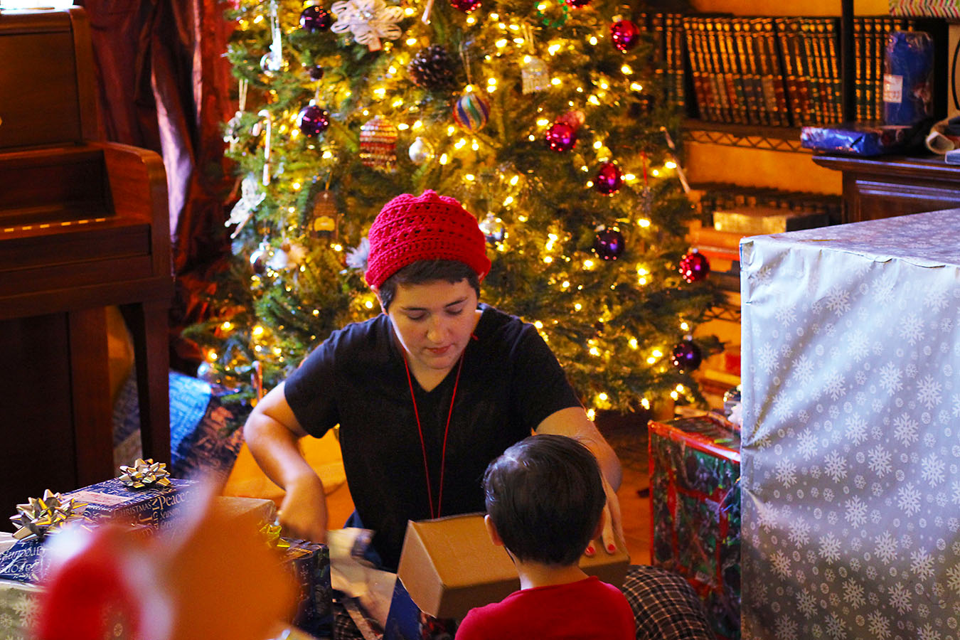 The unwrapping begins...