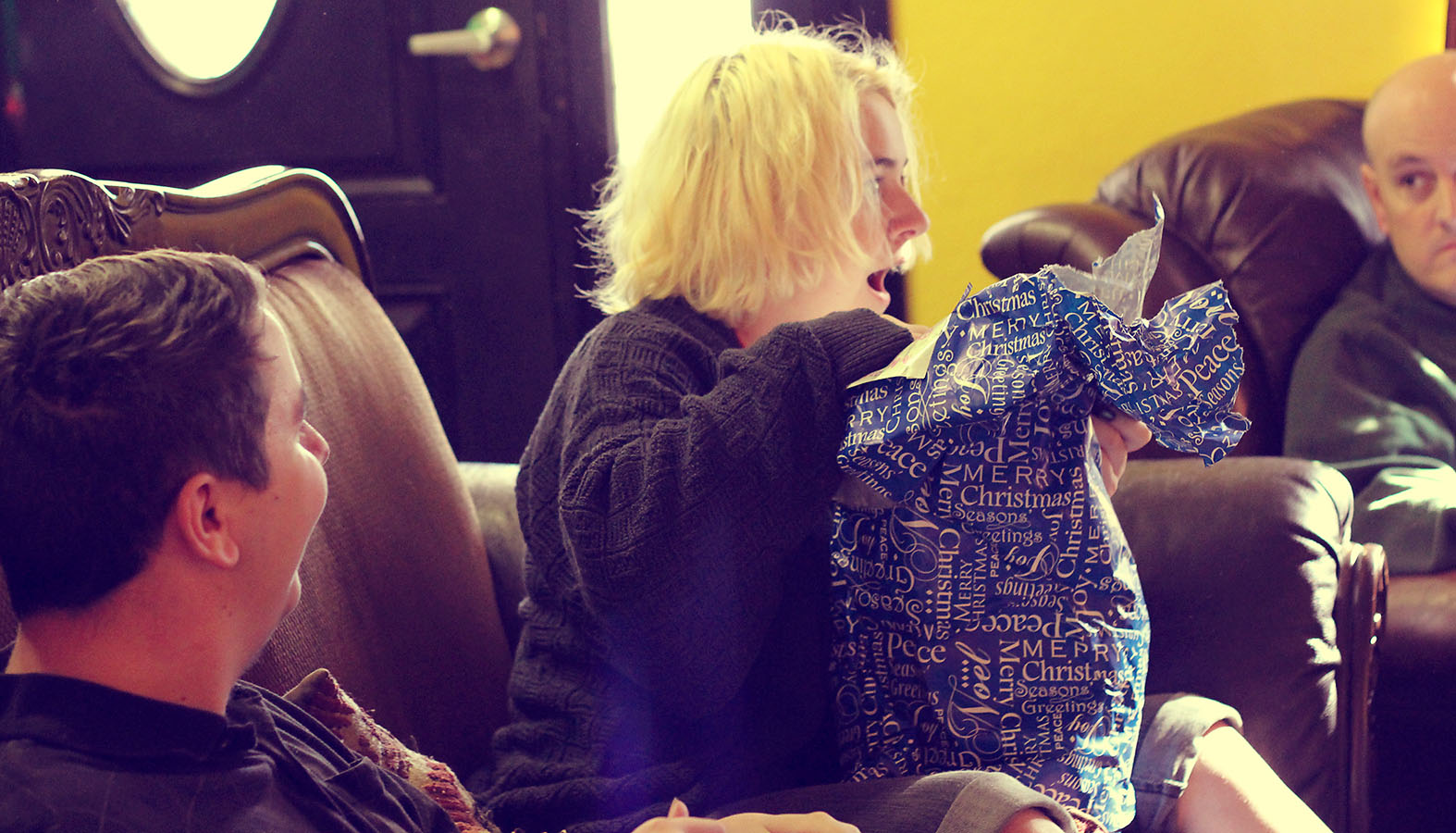 Geneva got something very special from her sister Meg.