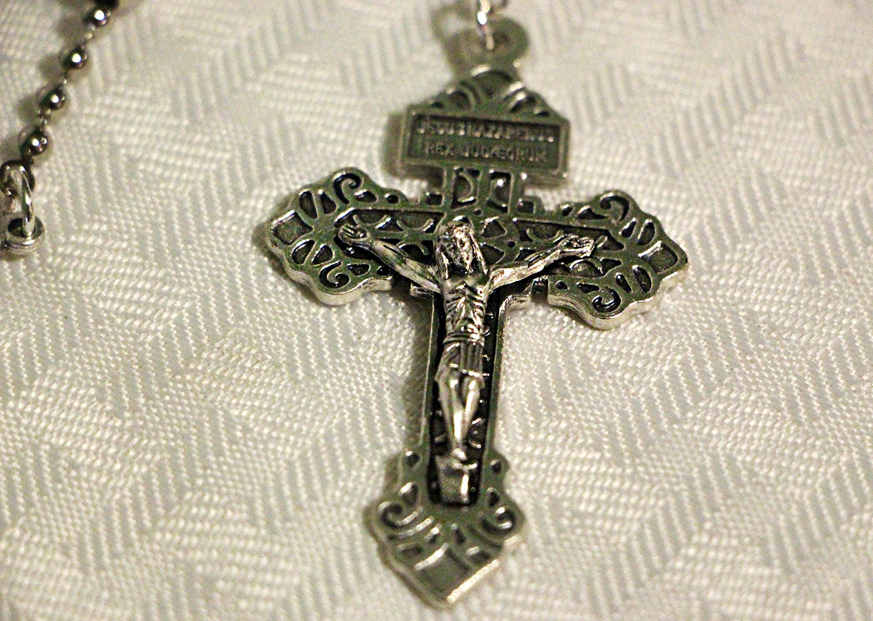 And I found this awesome Combat Rosary for Jacob.