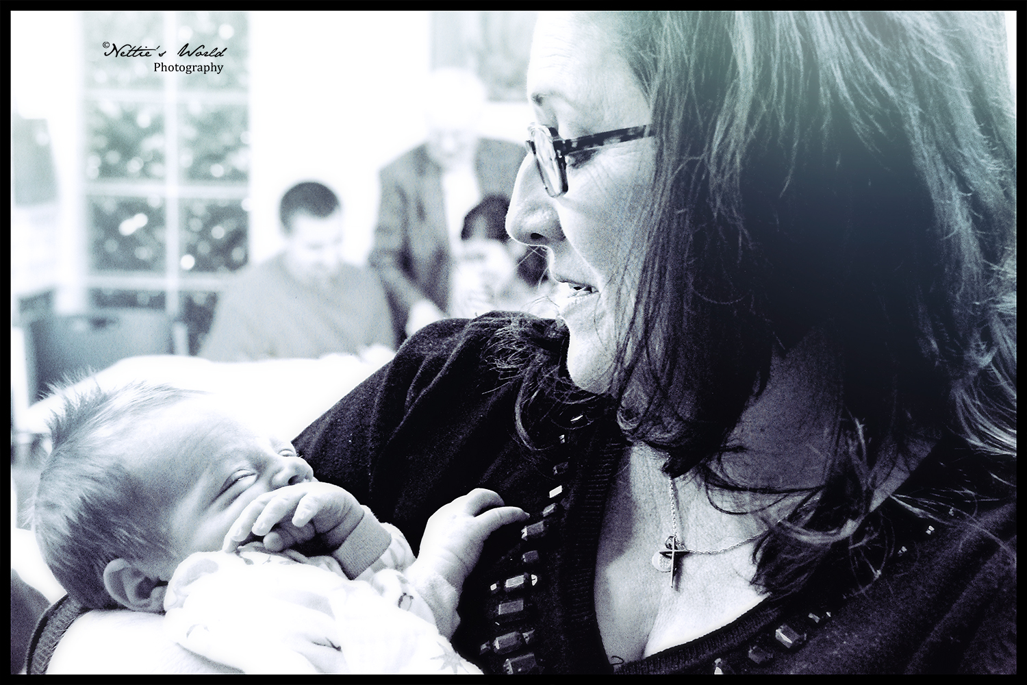 Susan Pietro with sweet little Elliot Groft.