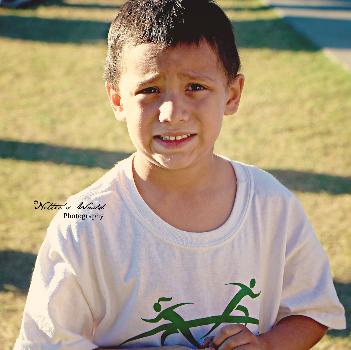 Efrain was shivering before the race!