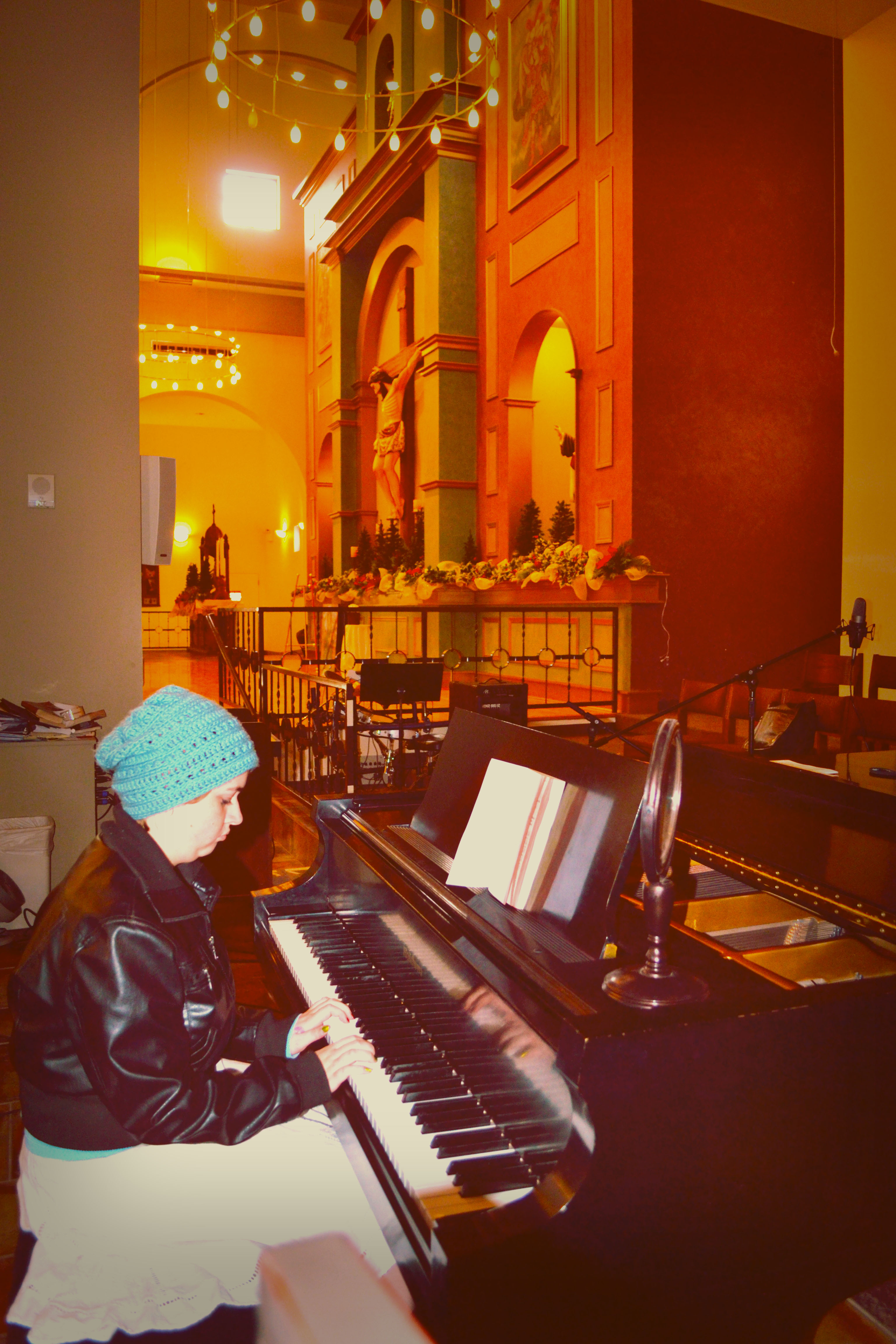 The view from the choir, you can see some of the front altar from this vantage point.