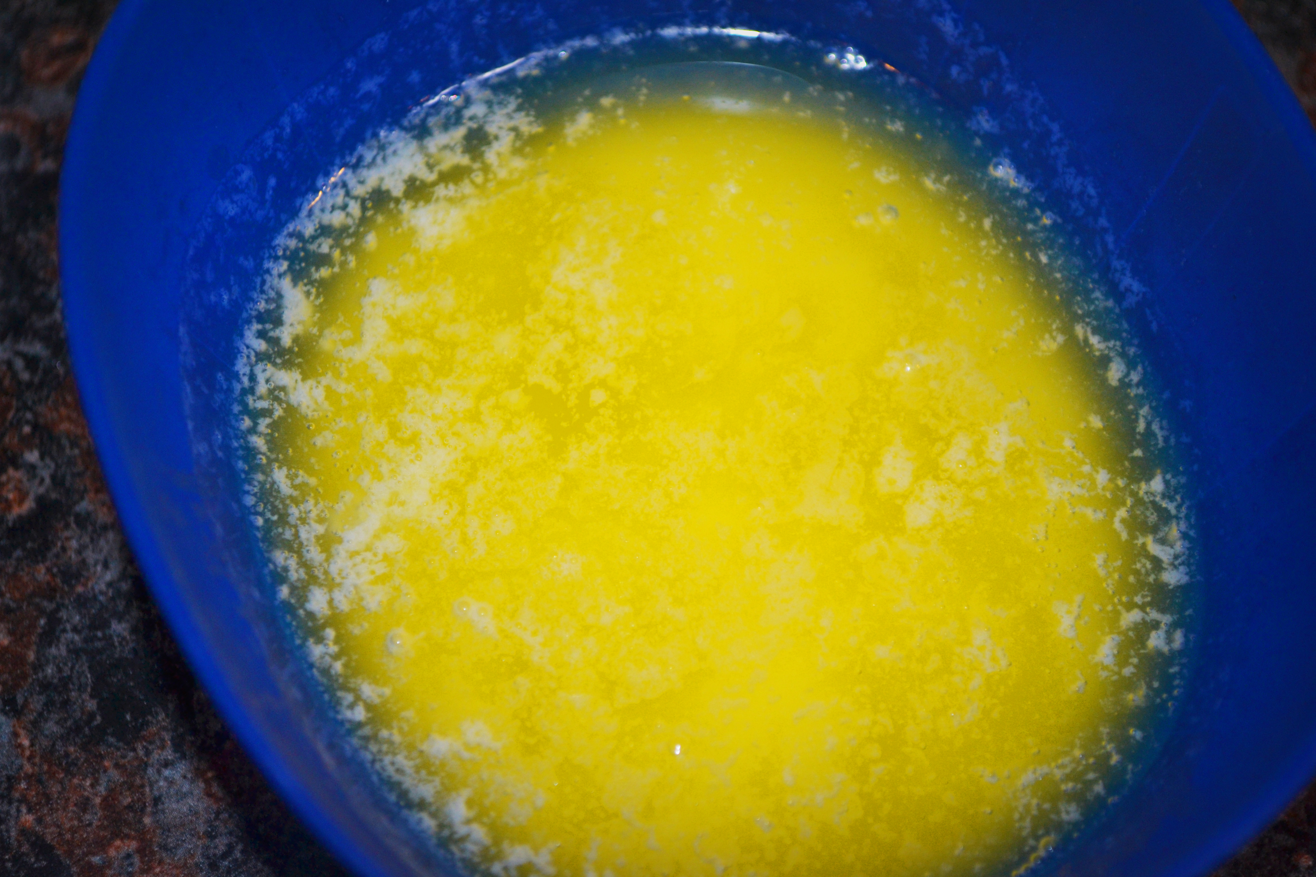 Step two, melt the butter.