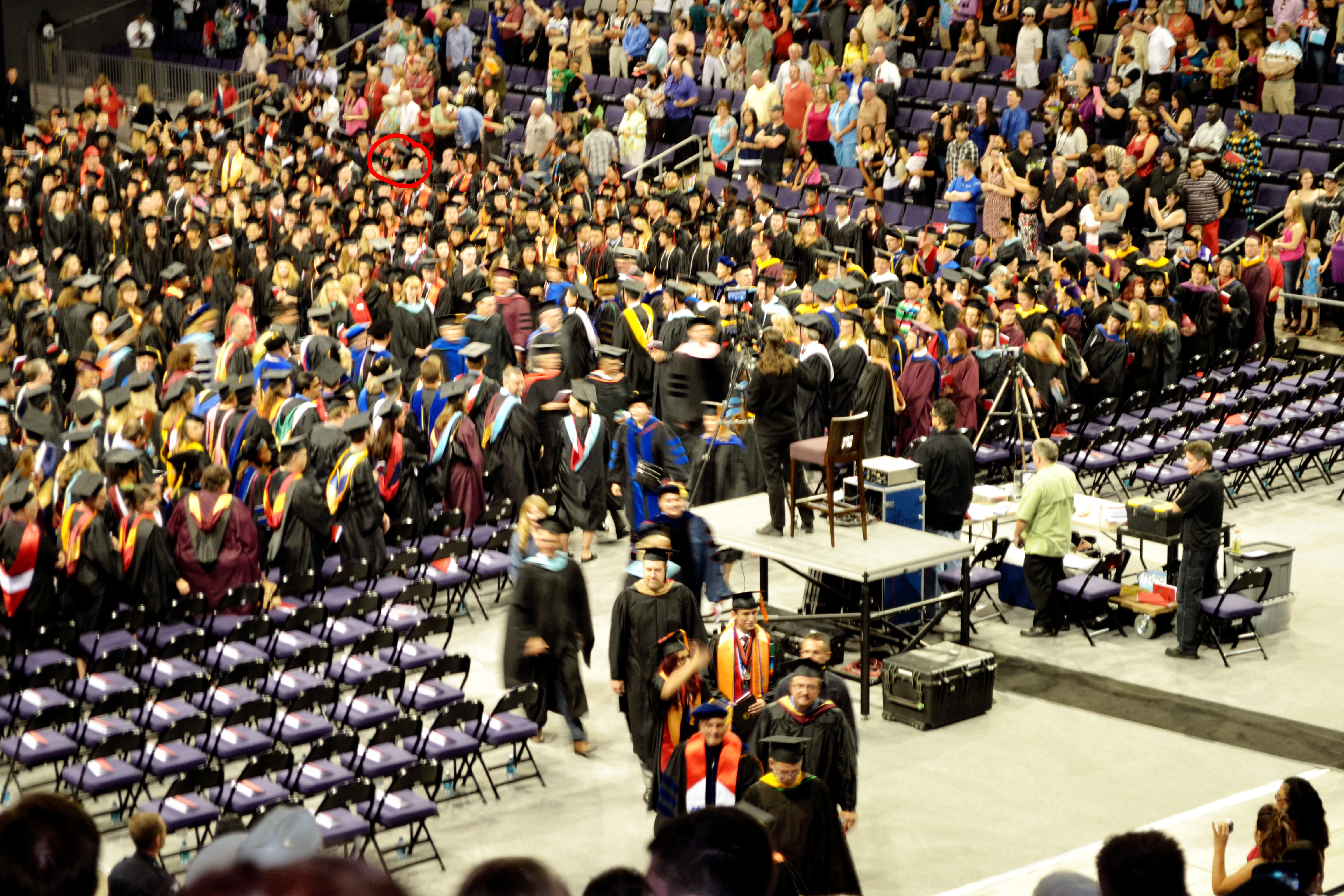 The recessional.