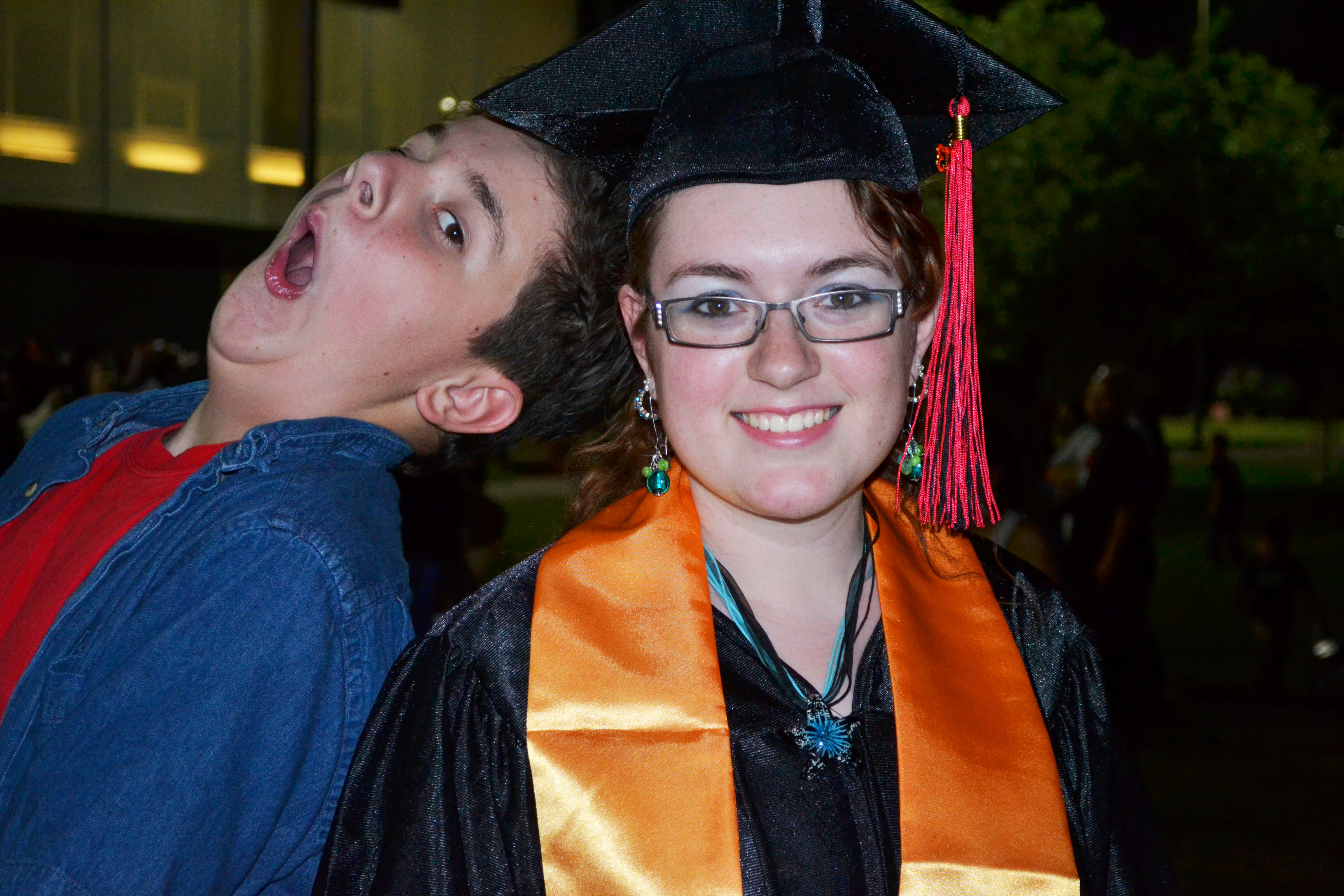 Bro with Grad.