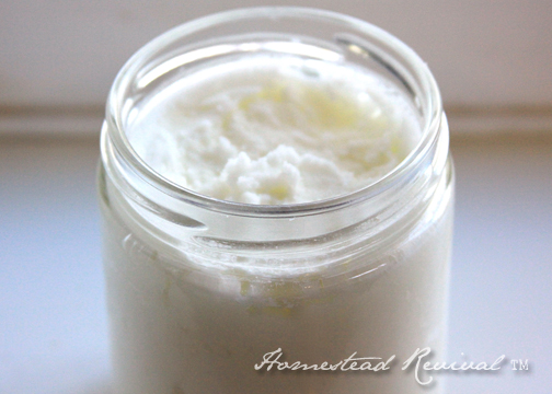 Homestead Revival: Homemade Deodorant