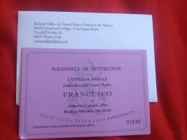 Pentecost Sunday With The Pope